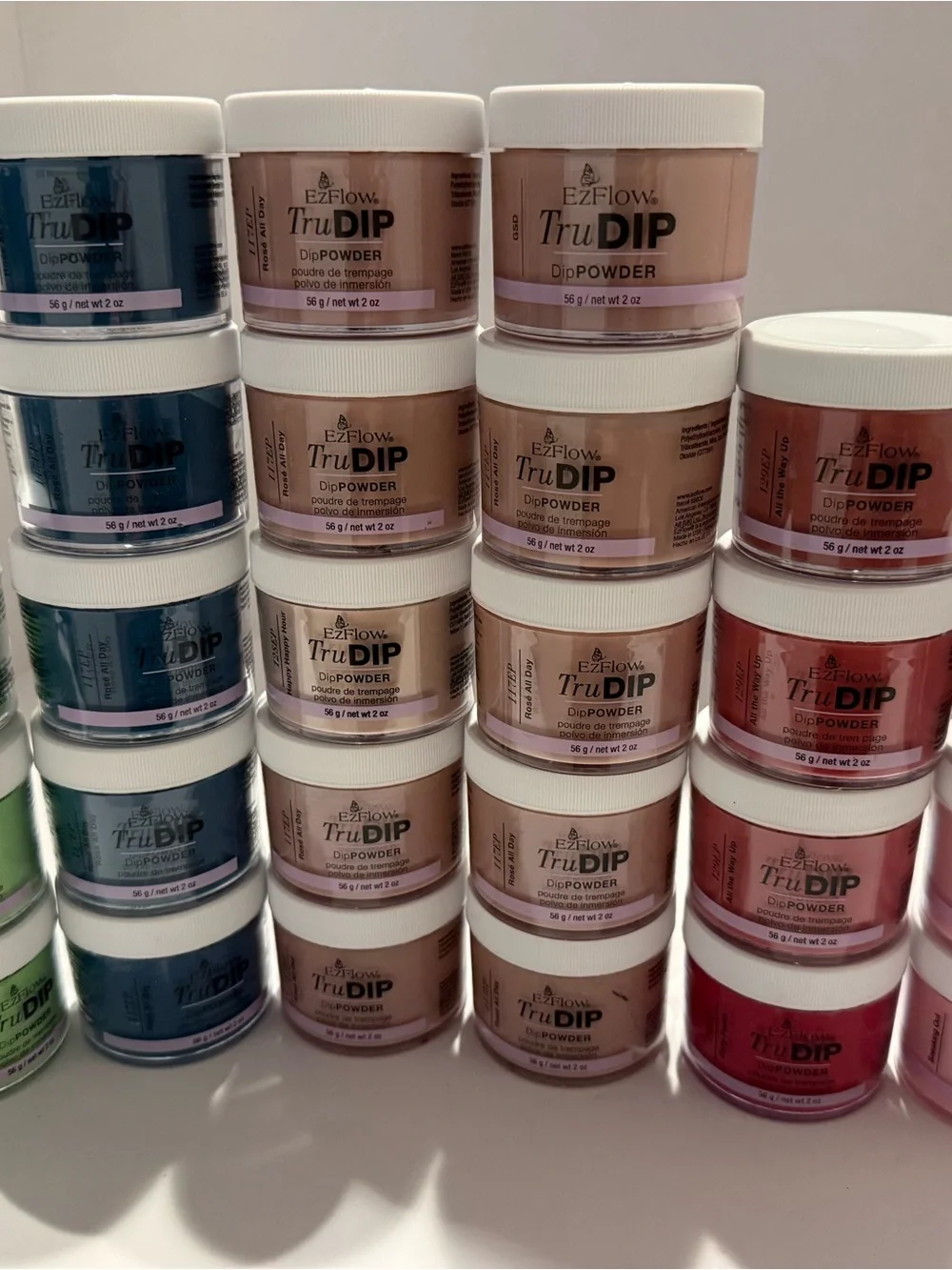TruDIP Dip Powder Nail Color - various Shades- lot of 25